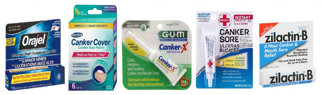 canker sore medications available in Canadian drug stores