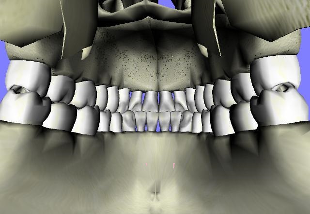 CGI inside human mouth