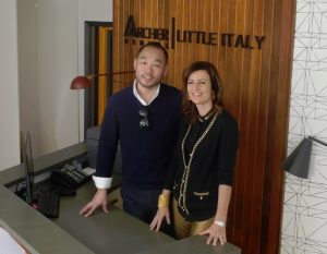 Dr Grant Yiu and Dr Natalie Archer at Archer Dental Little Italy, 564 College St