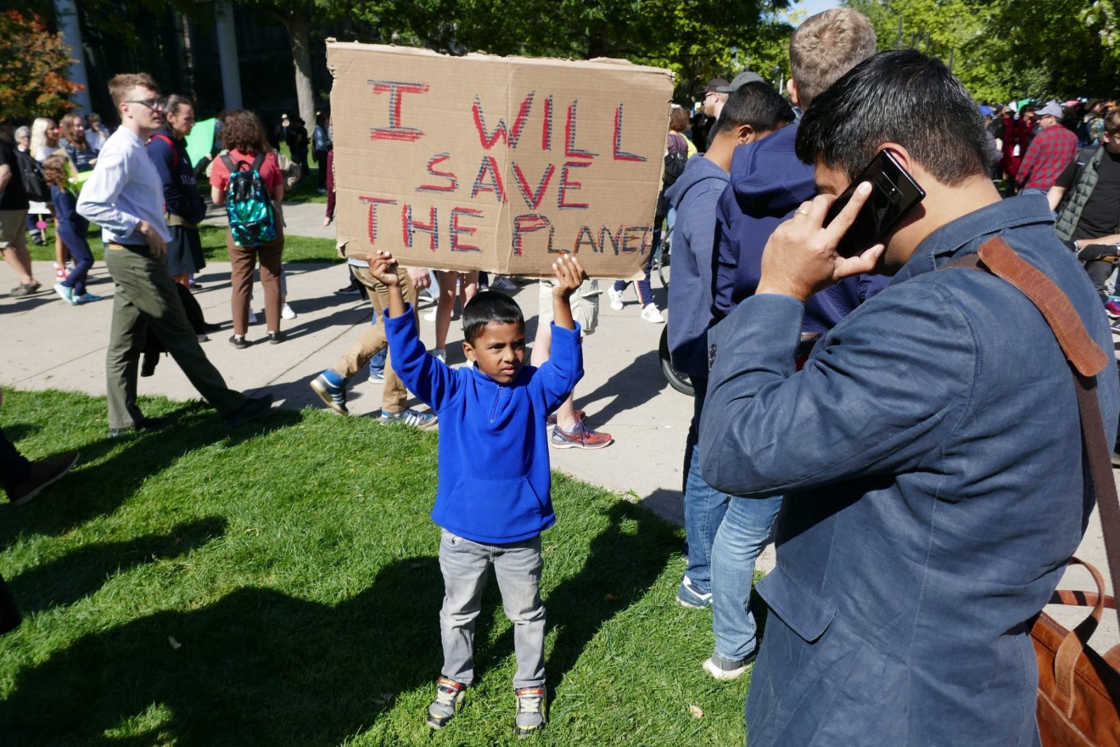 Young people vowed to make change at Climate Strike Toronto Friday Sept 27th 2019