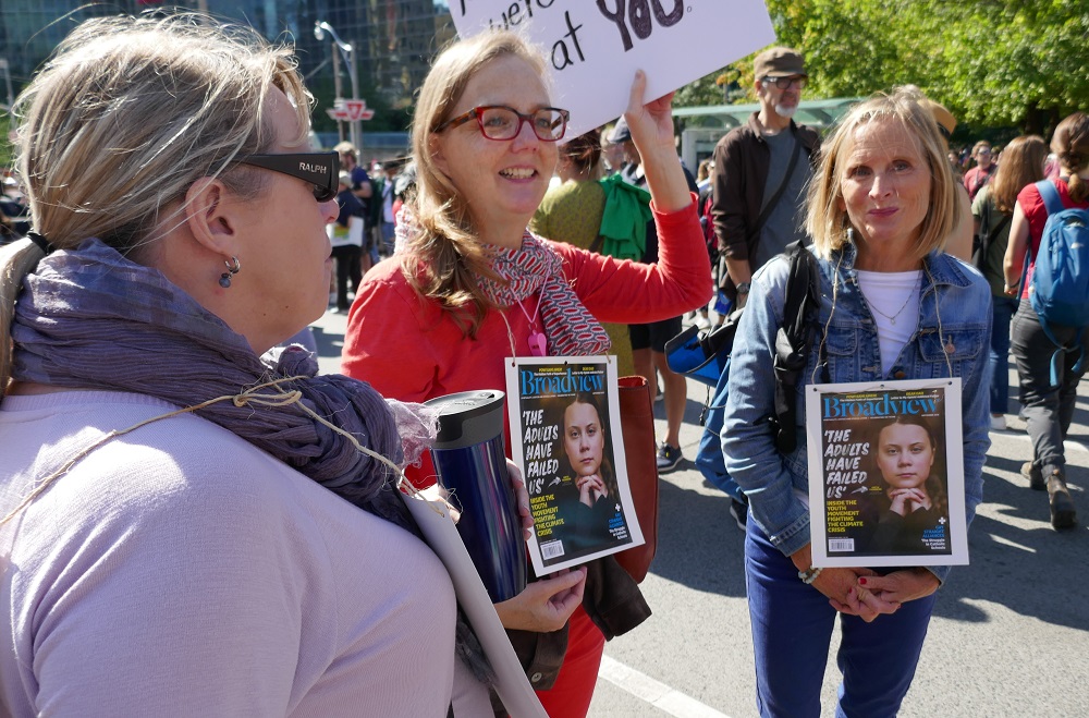 protesters inspired by Greta adults have failed us, Thunberg, speech Toronto 