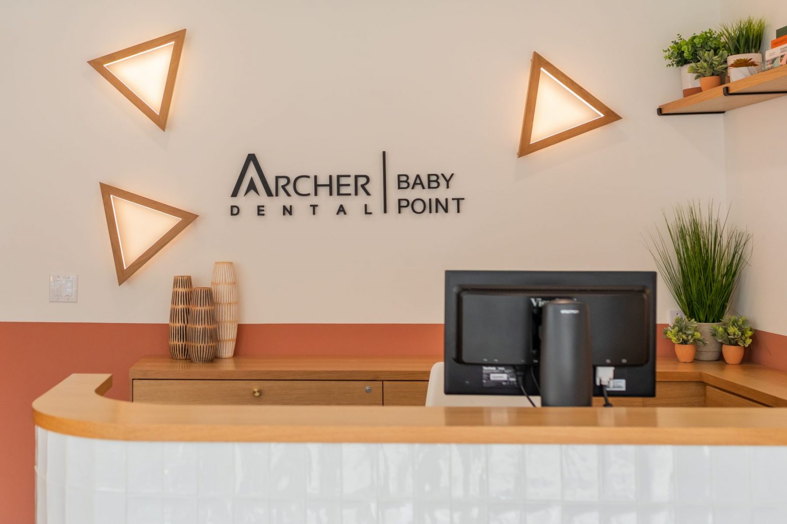 Archer Dental Baby Point reception area