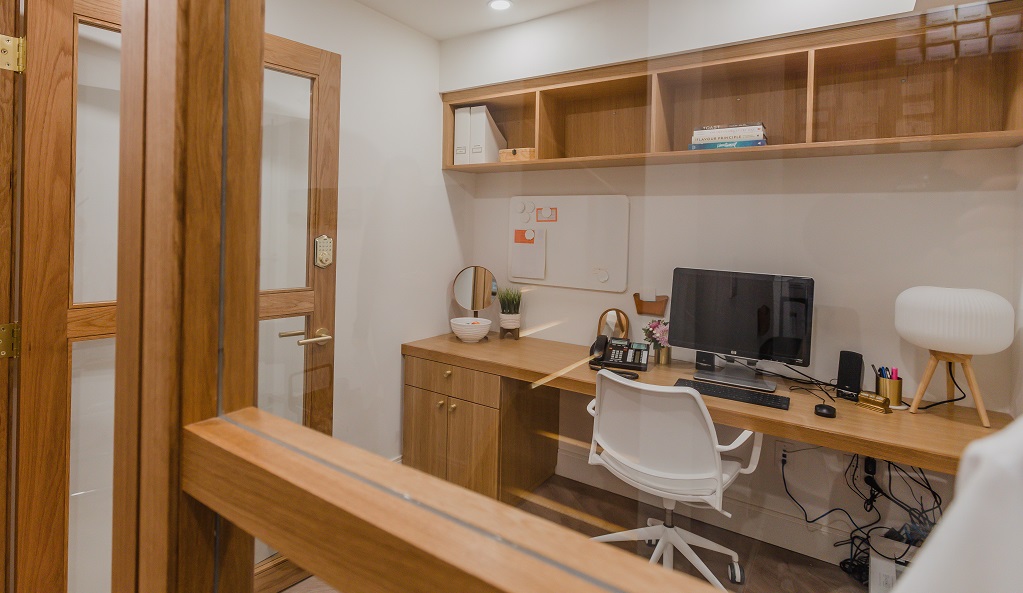 administrators' offices in basement of Archer Dental Baby Point