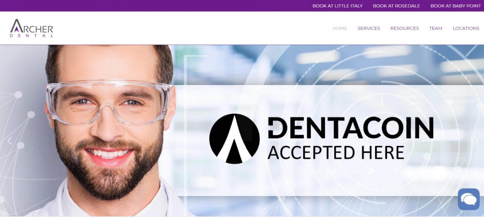 Archer Dental Dentacoin Canada first practice