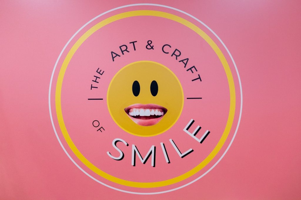 The graphic logo for the Art and Craft of Smile, a short film by Marta Borowski