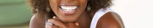 dental implant in woman