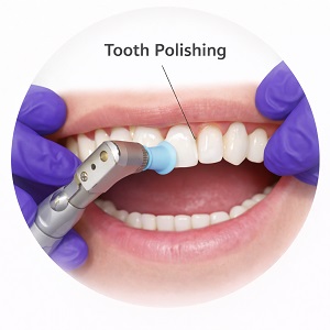 Tooth polishing